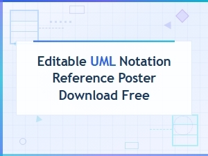 Editable Uml Notation Reference Poster Download Free